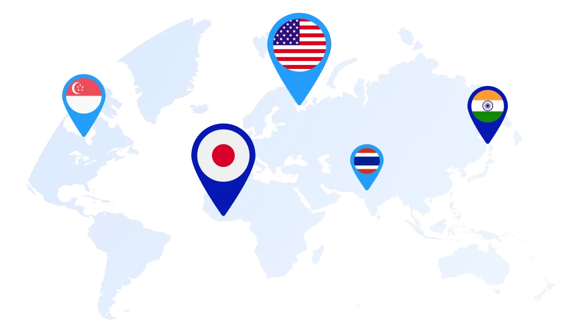 覆盖全球200+国家和地区的代理服务